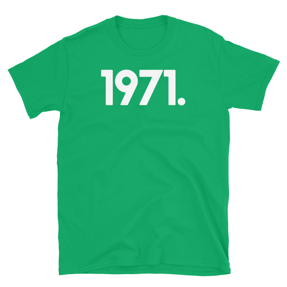 1971 Minimalist Short-Sleeve Unisex T-Shirt