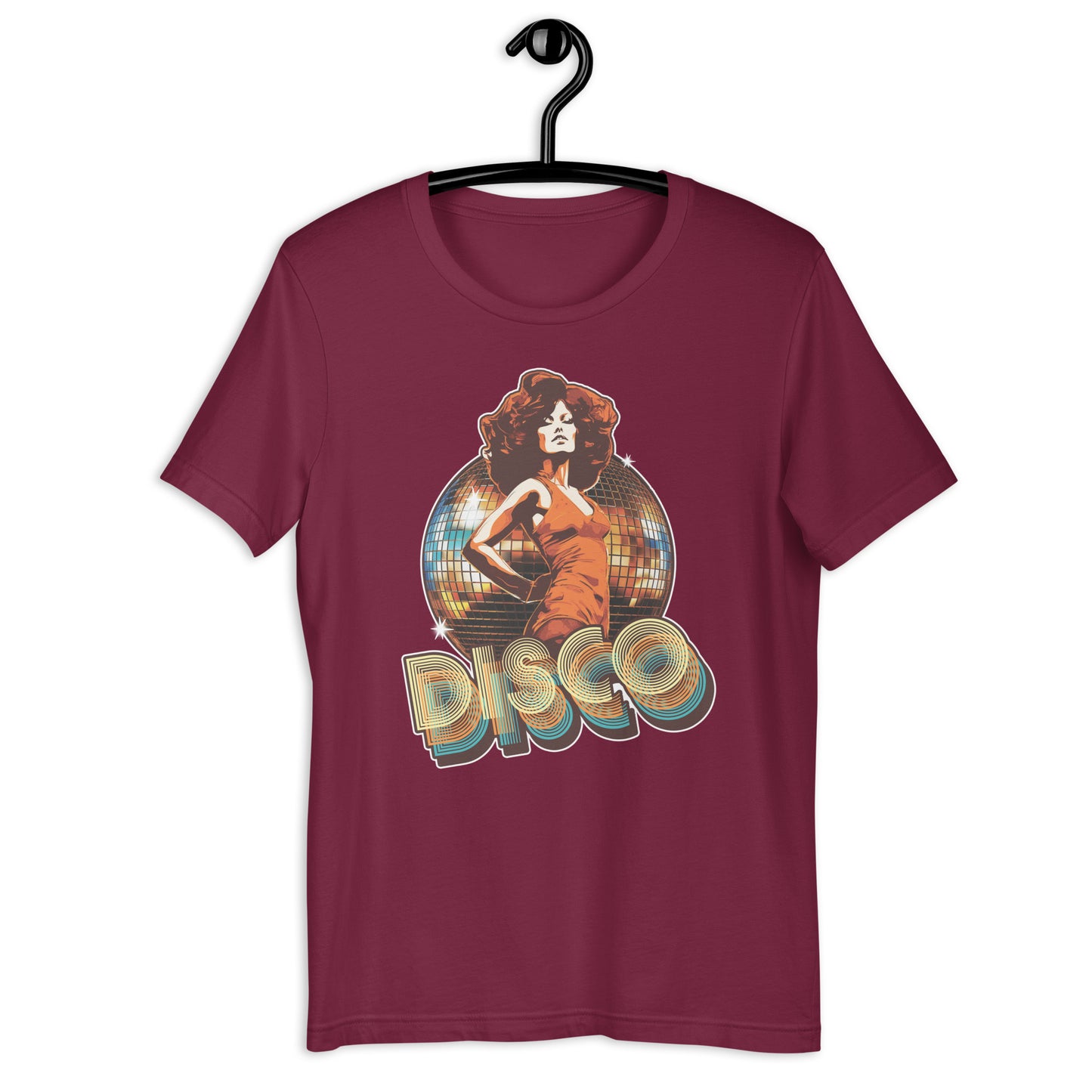 70's Disco Queen GlitterBall Unisex t-shirt