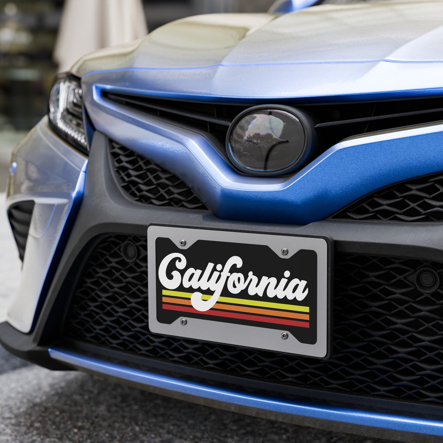 Retro California Vanity license plate