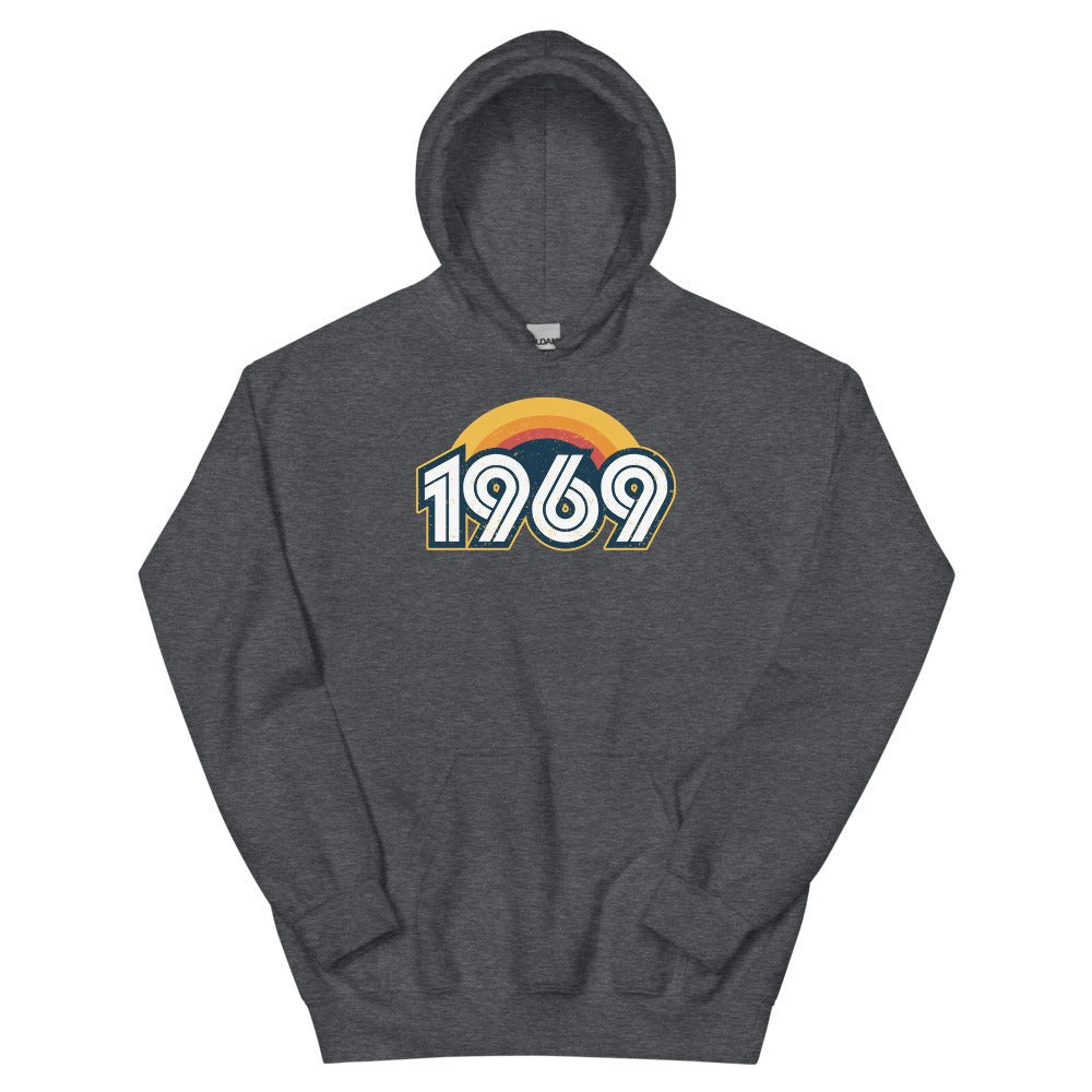 1969 Retro Sunset Unisex Hoodie - Styleuniversal