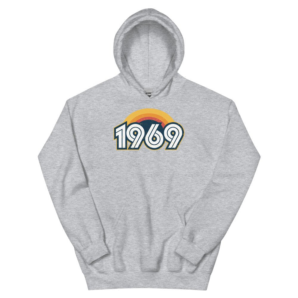1969 Retro Sunset Unisex Hoodie - Styleuniversal