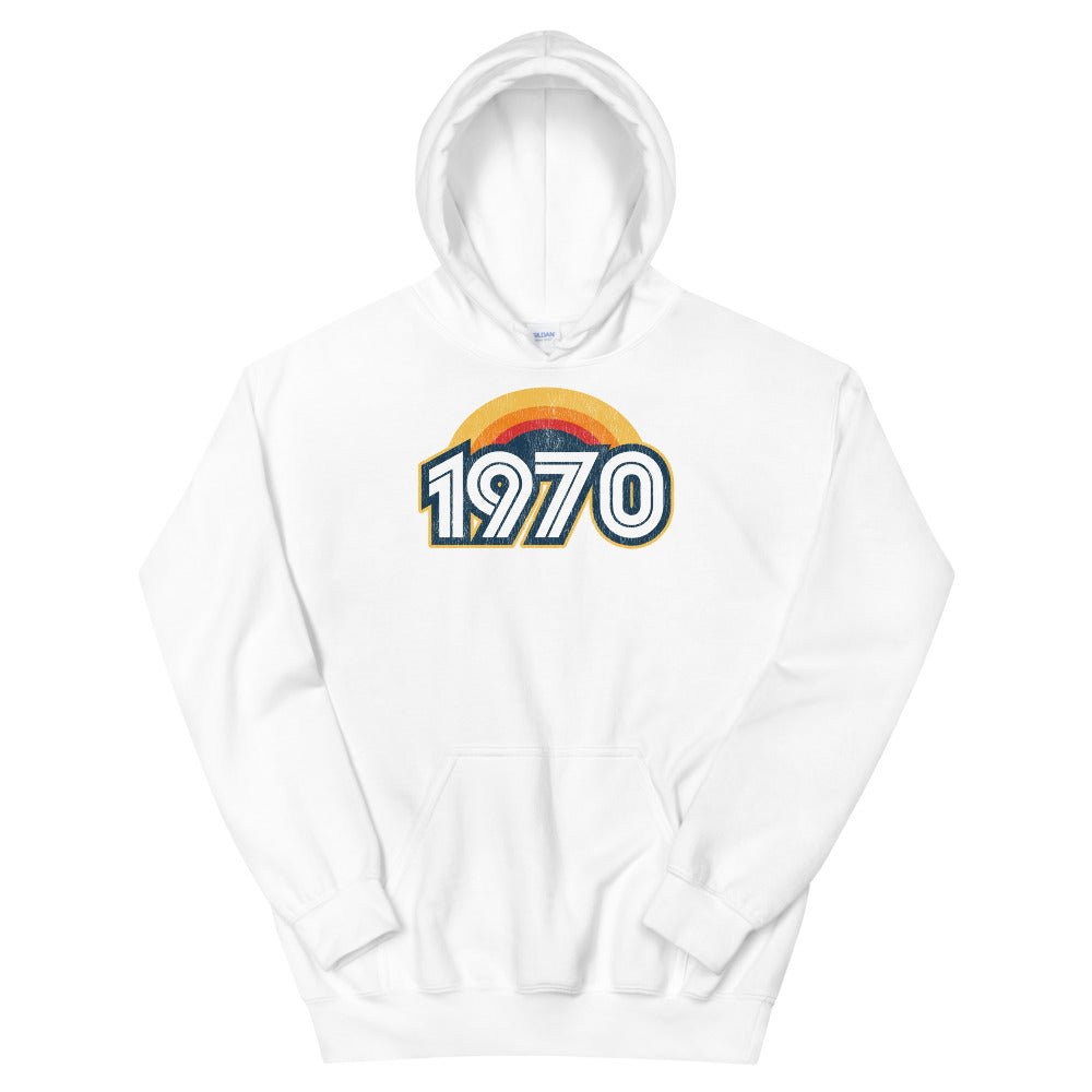 1970 Retro Sunset Unisex Hoodie - Styleuniversal