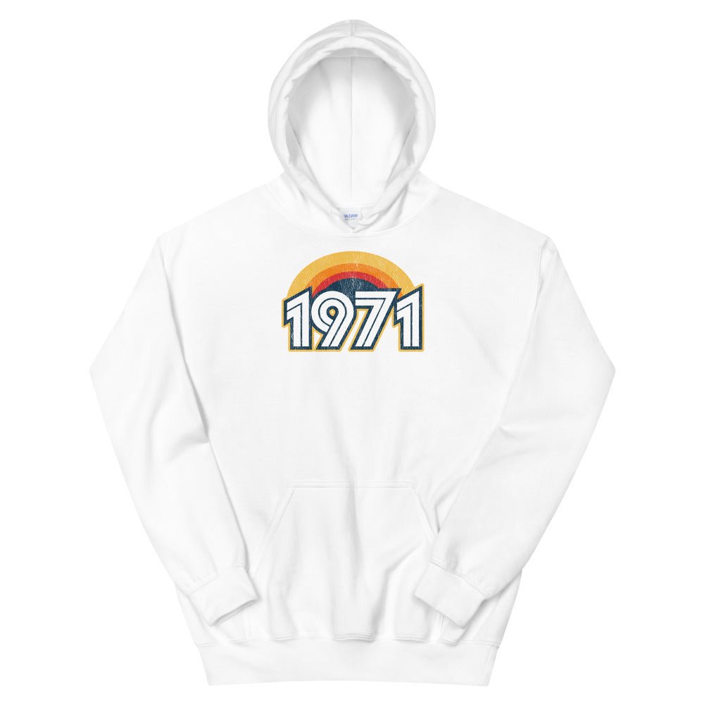 1971 Retro Sunset Unisex Hoodie - Styleuniversal