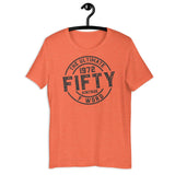 1972 - 50th Birthday - Fifty The Ultimate F Word Short-Sleeve Unisex T-Shirt - Styleuniversal