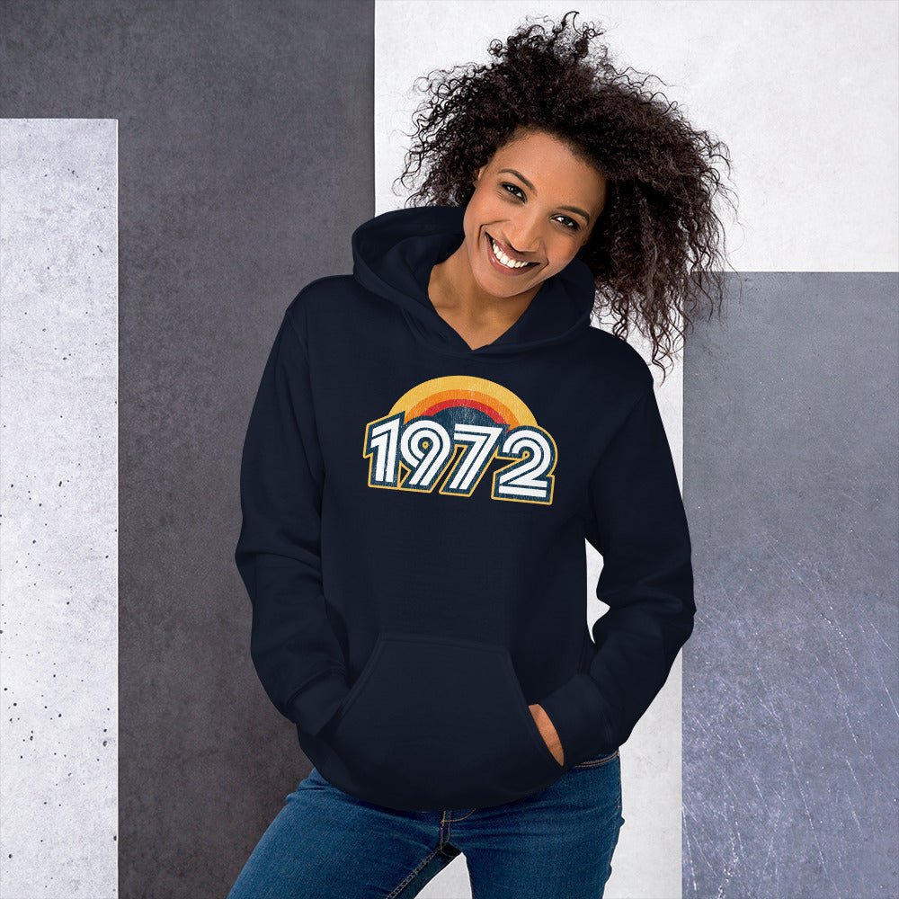 1972 Retro Sunset Unisex Hoodie - Styleuniversal