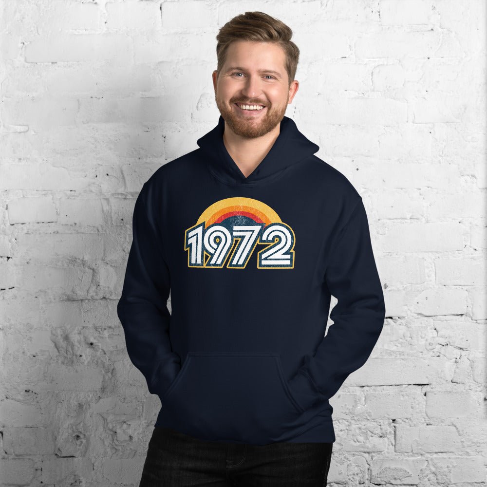 1972 Retro Sunset Unisex Hoodie - Styleuniversal