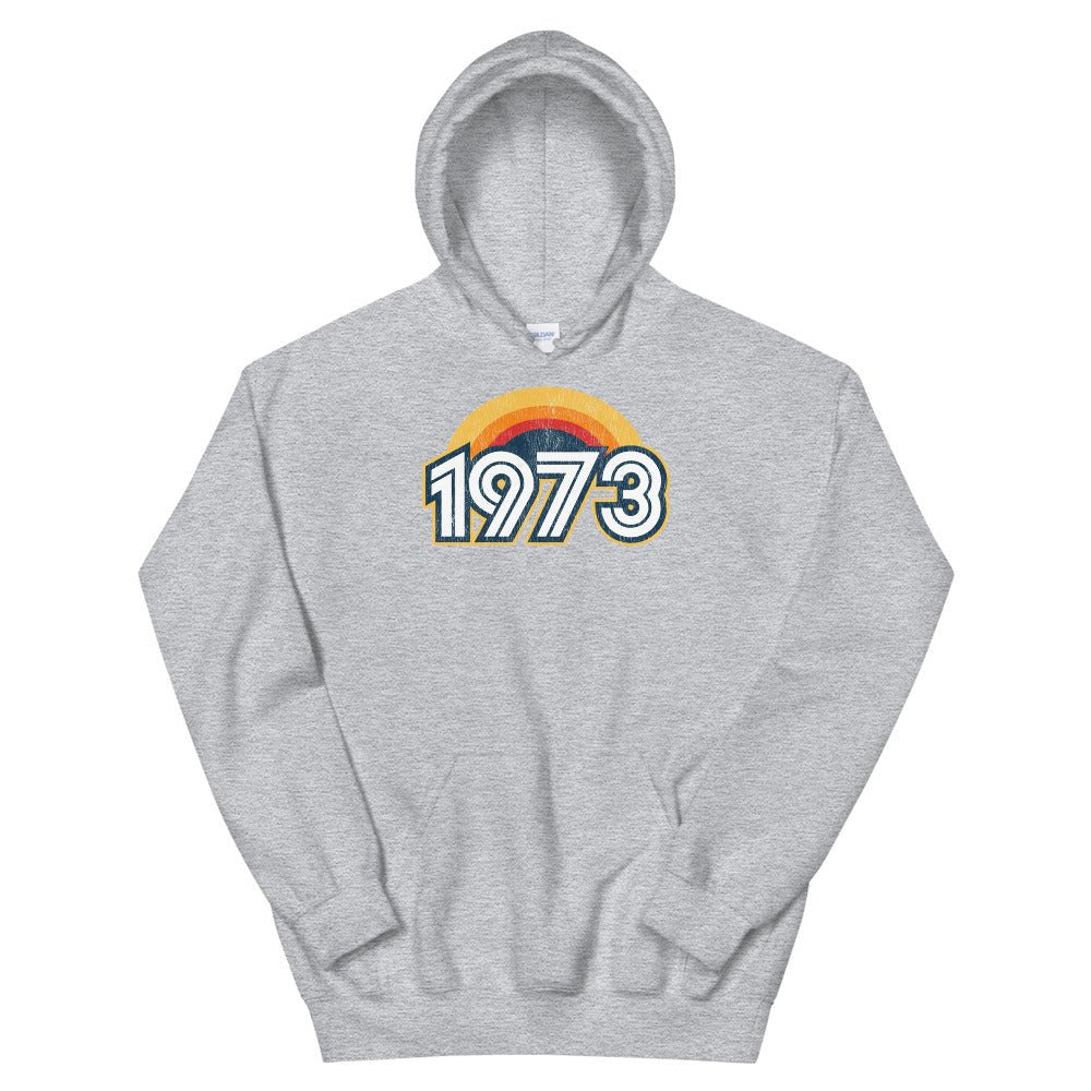 1973 Retro Sunset Unisex Hoodie - Styleuniversal