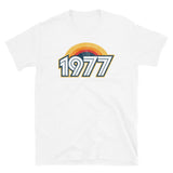 1977 Retro Horizon Short-Sleeve Unisex T-Shirt - Styleuniversal