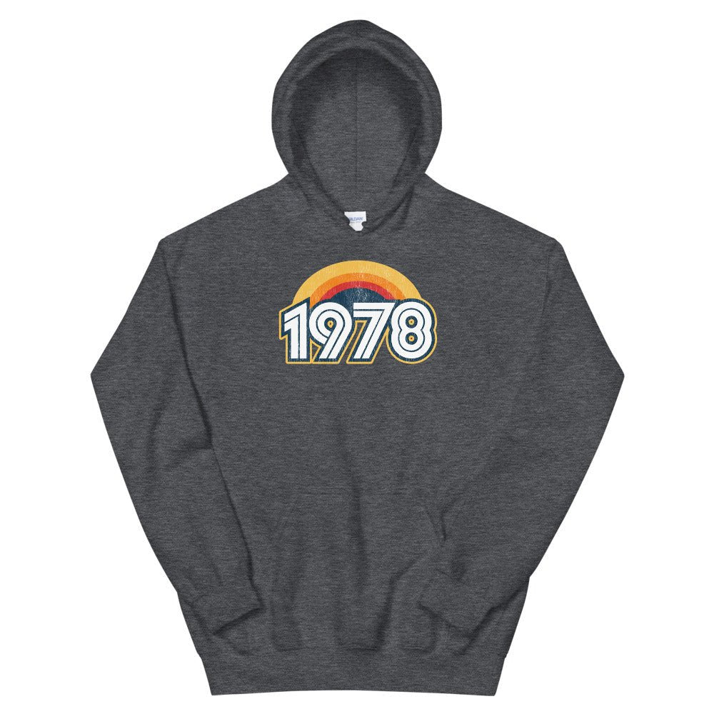 1978 Retro Sunset Unisex Hoodie - Styleuniversal