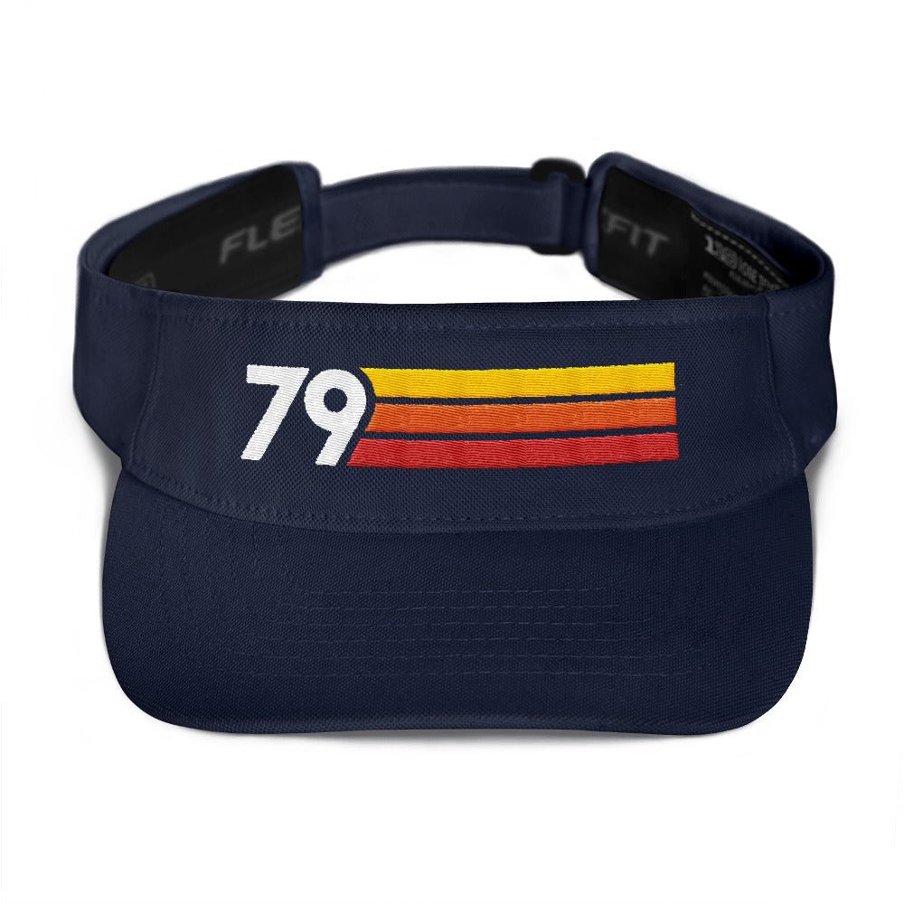 1979 RETRO BIRTHDAY ANNIVERSARY REUNION NUMBER 79 VISOR - Styleuniversal
