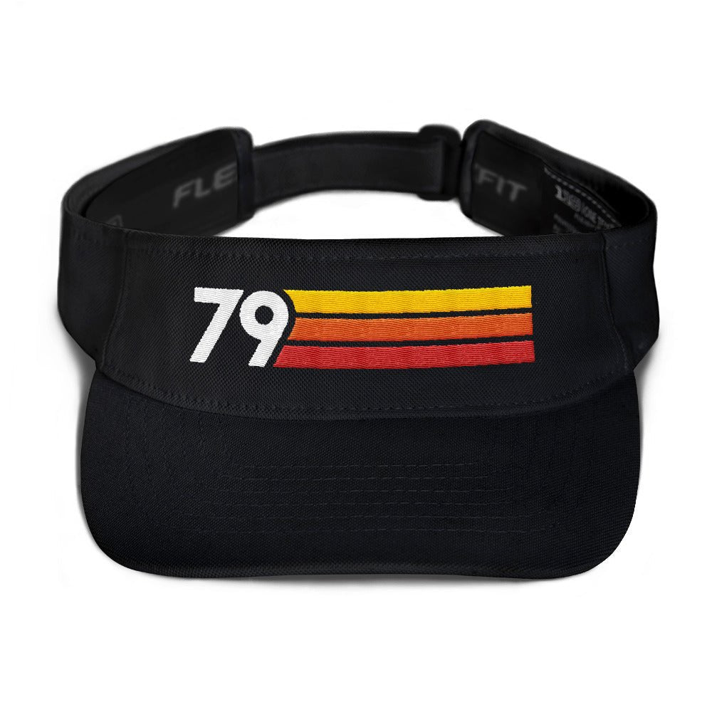 1979 RETRO BIRTHDAY ANNIVERSARY REUNION NUMBER 79 VISOR - Styleuniversal