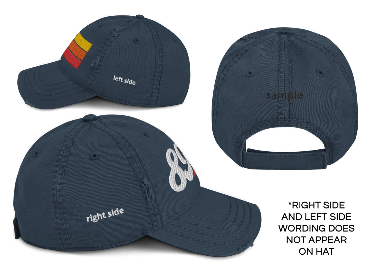 1980 Retro 80 Distressed Dad Hat - Styleuniversal