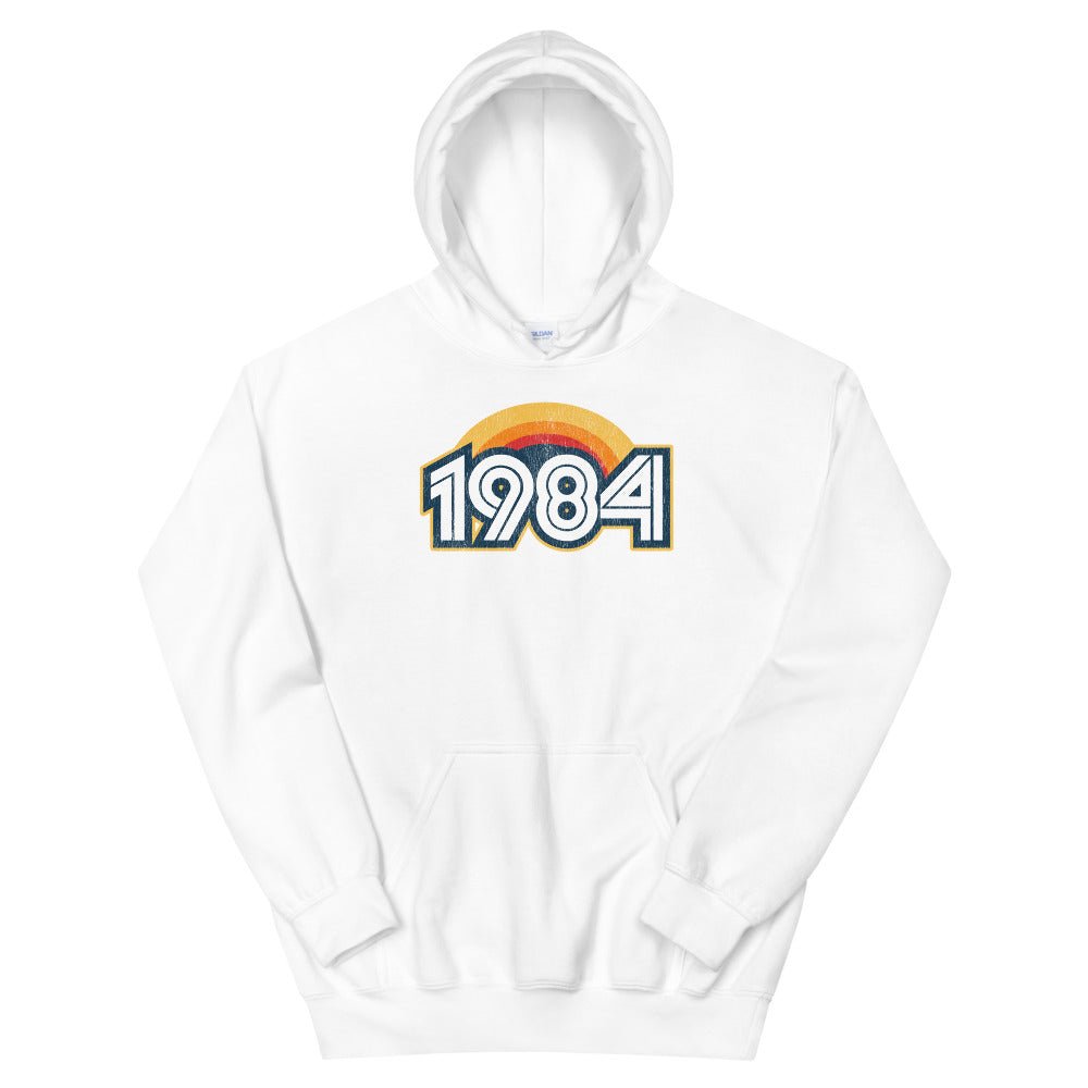 1984 Retro Sunset Unisex Hoodie - Styleuniversal