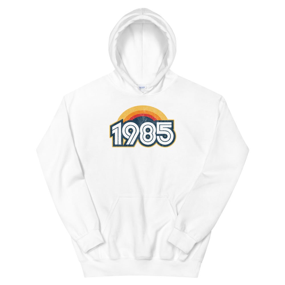 1985 Retro Sunset Unisex Hoodie - Styleuniversal