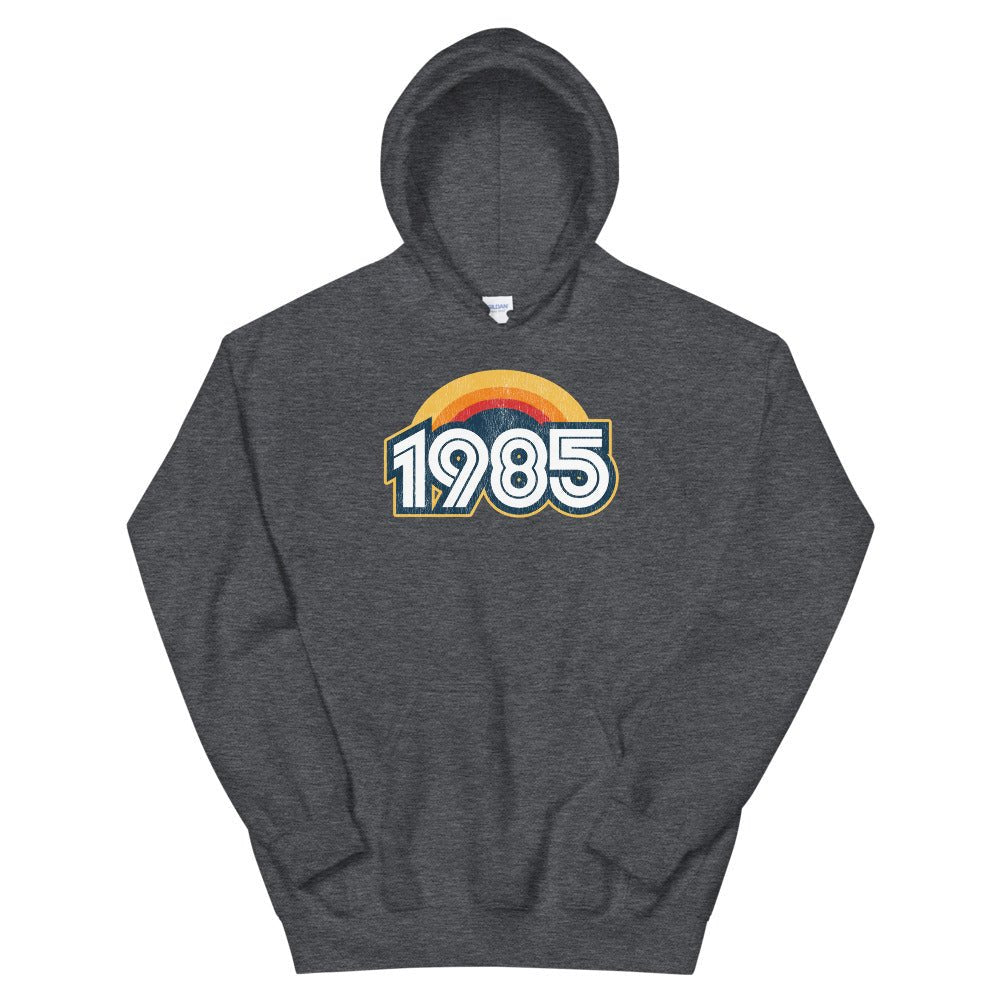 1985 Retro Sunset Unisex Hoodie - Styleuniversal