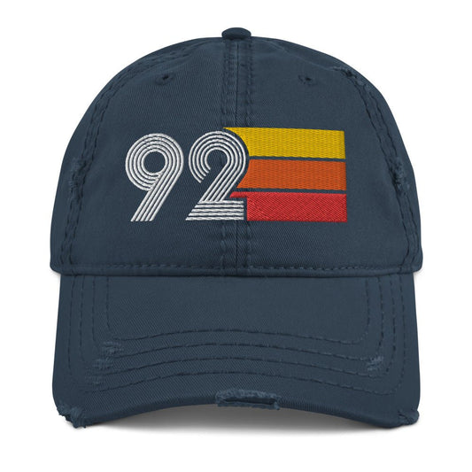 1992 Retro 92 Distressed Dad Hat - Styleuniversal