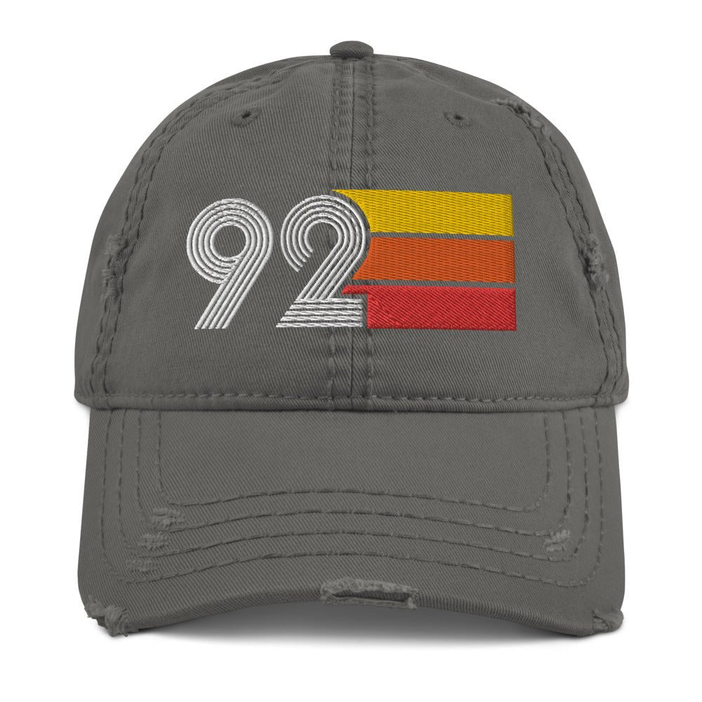 1992 Retro 92 Distressed Dad Hat - Styleuniversal