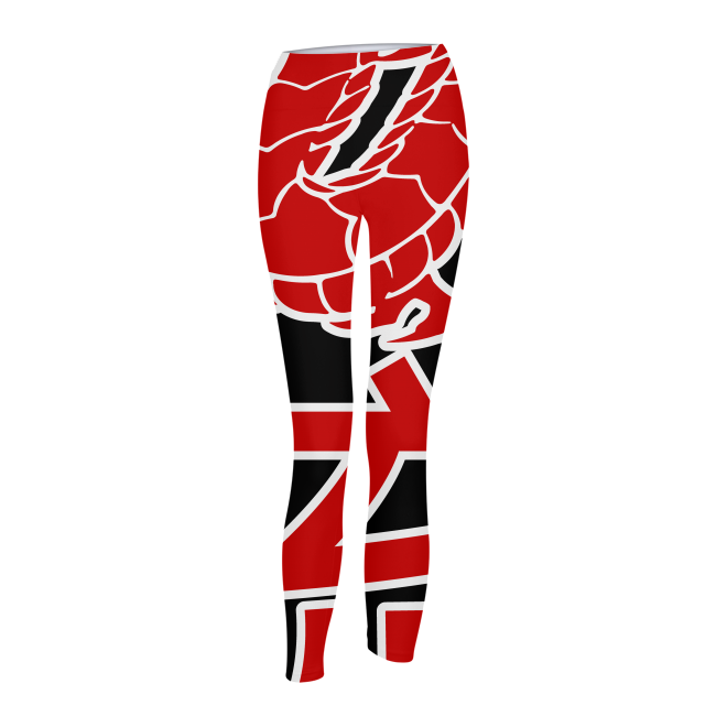 Kanji Japanese dragon Womens Yoga Pant - Styleuniversal