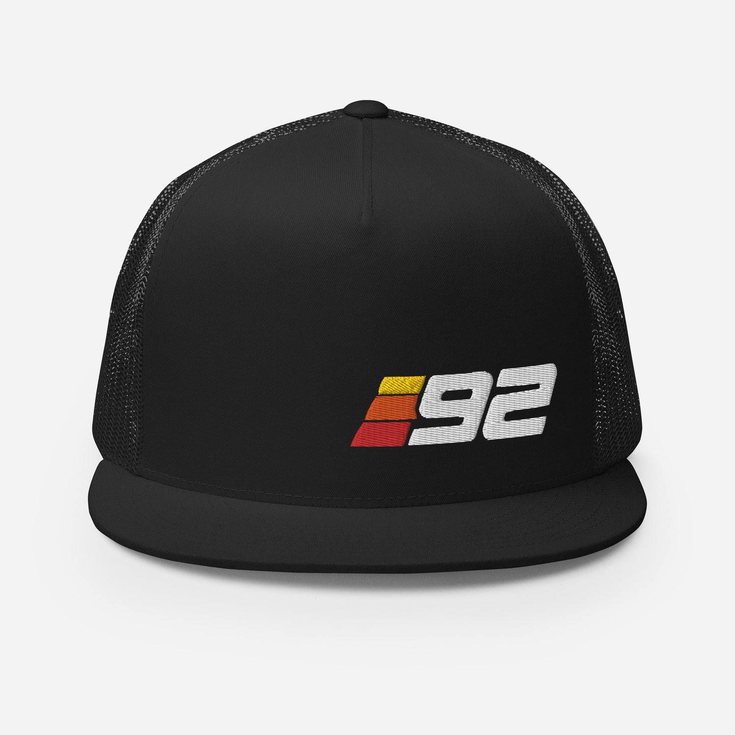 92 - Retro Sport Flat Bill Trucker Cap