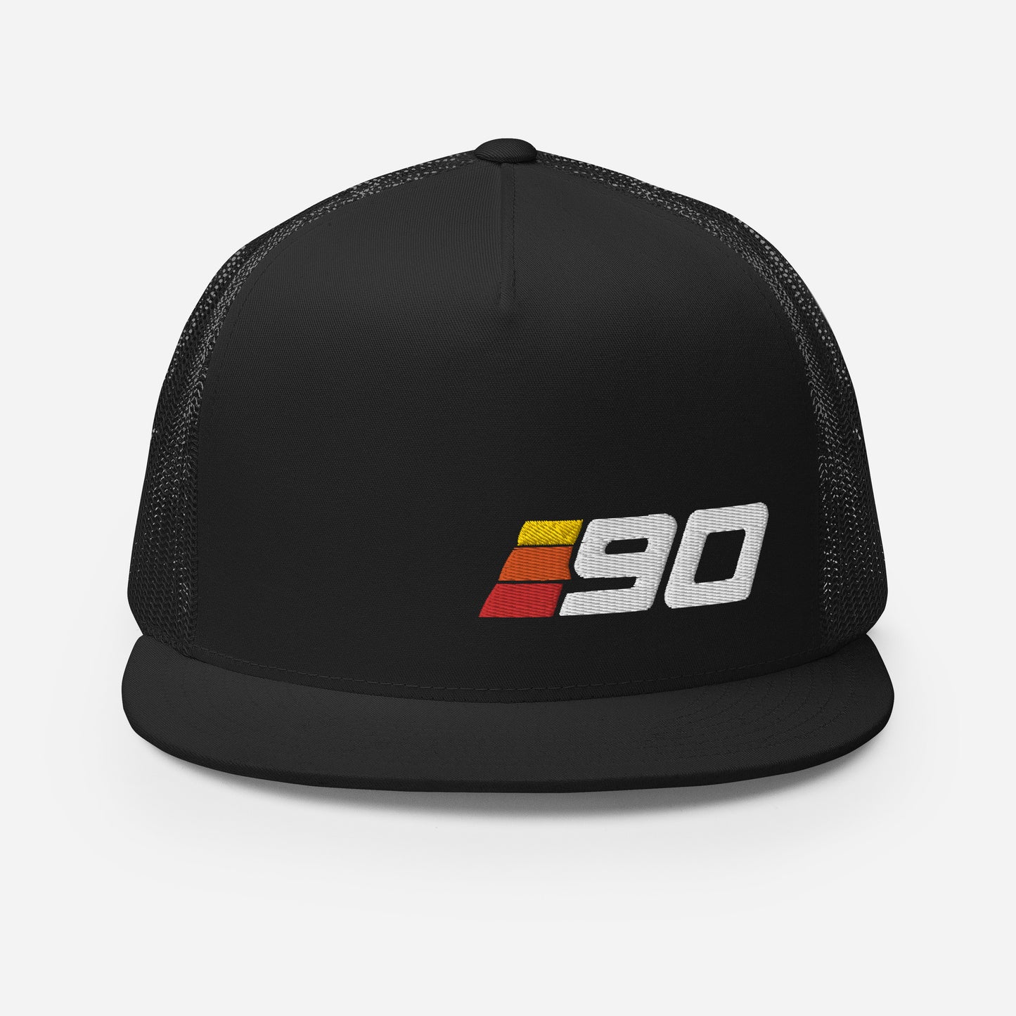 90 - Retro Sport Flat Bill Trucker Cap