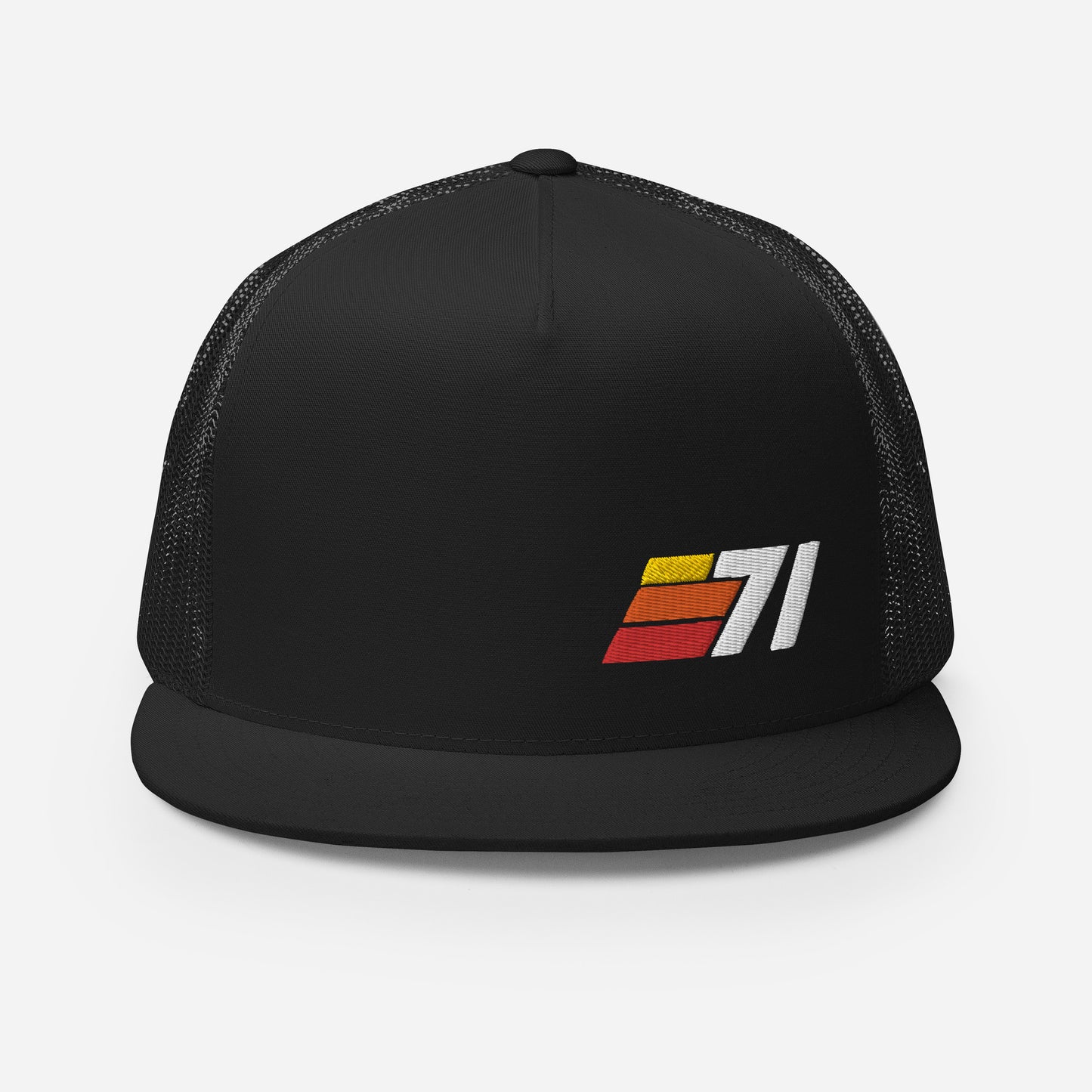 71 - Retro Sport Flat Bill Trucker Cap