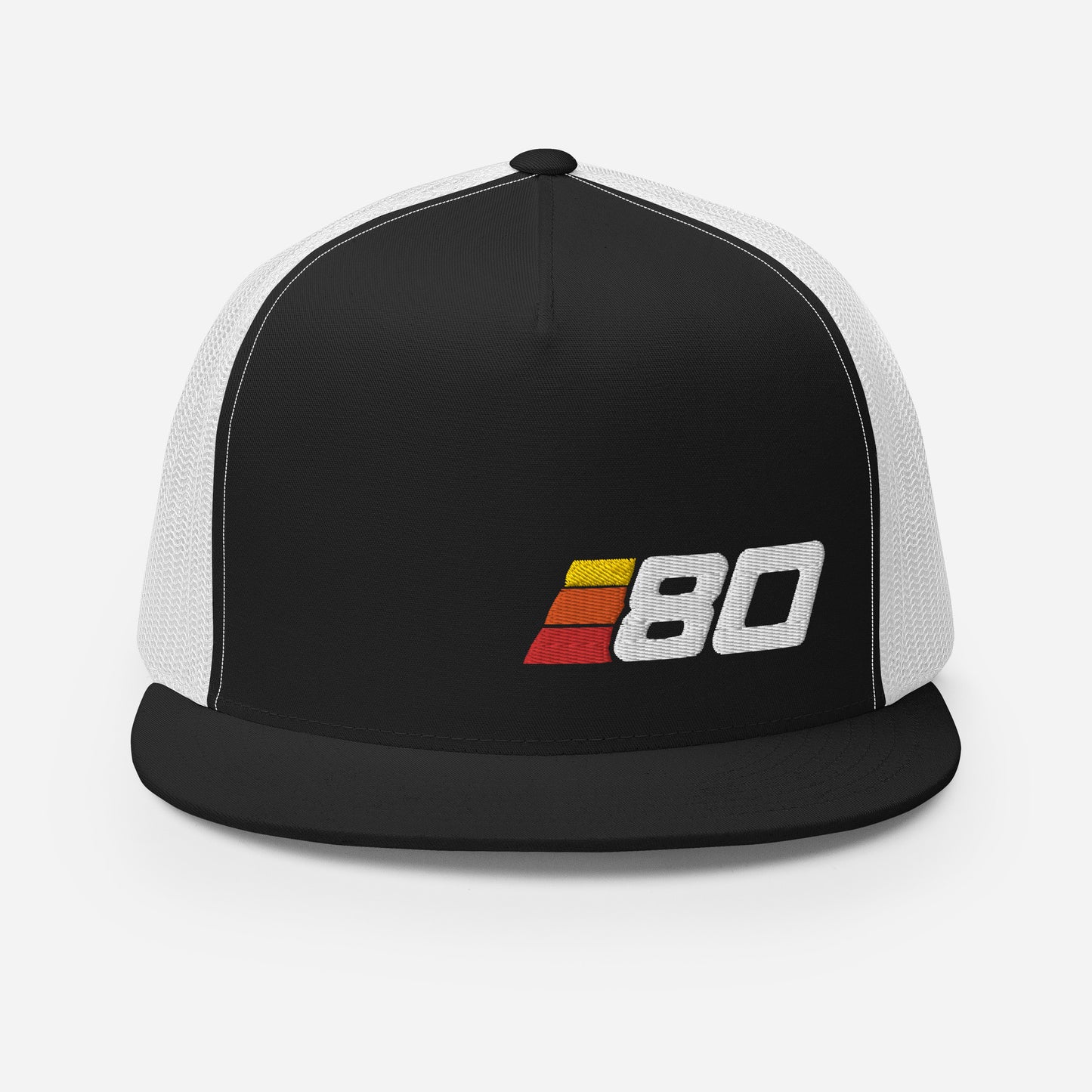 80 - Retro Sport Flat Bill Trucker Cap
