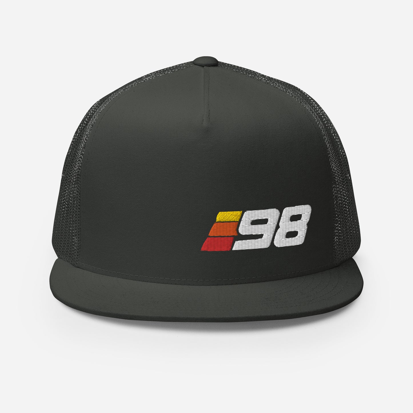 98 - Retro Sport Flat Bill Trucker Cap