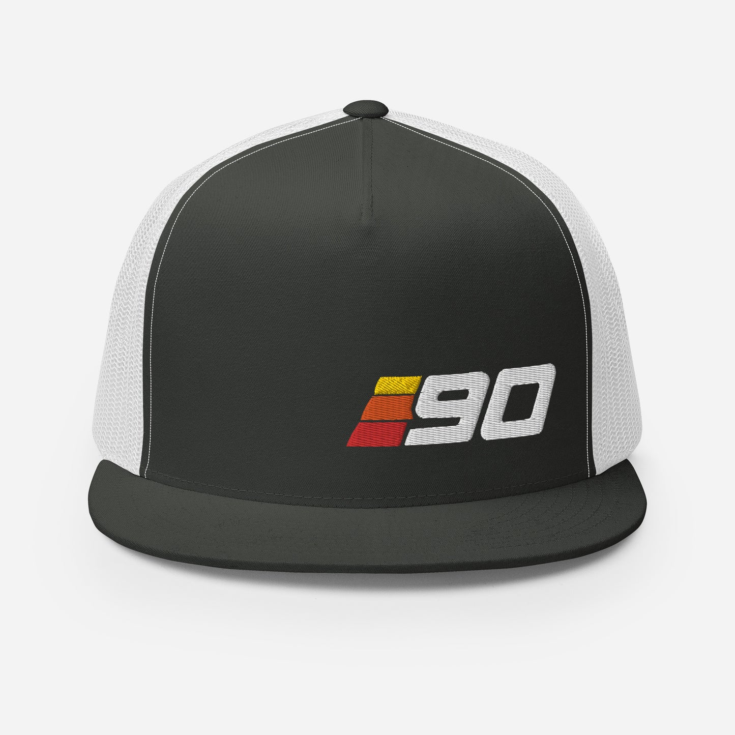 90 - Retro Sport Flat Bill Trucker Cap