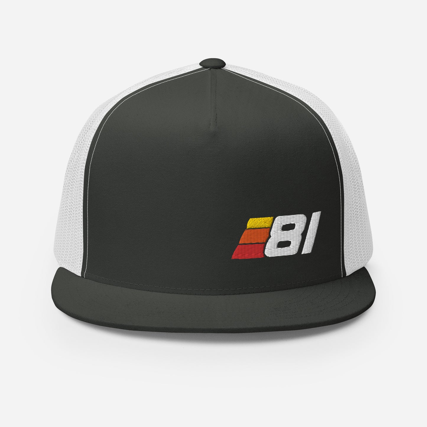 81 - Retro Sport Flat Bill Trucker Cap