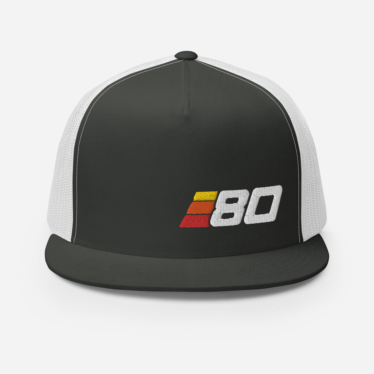 80 - Retro Sport Flat Bill Trucker Cap