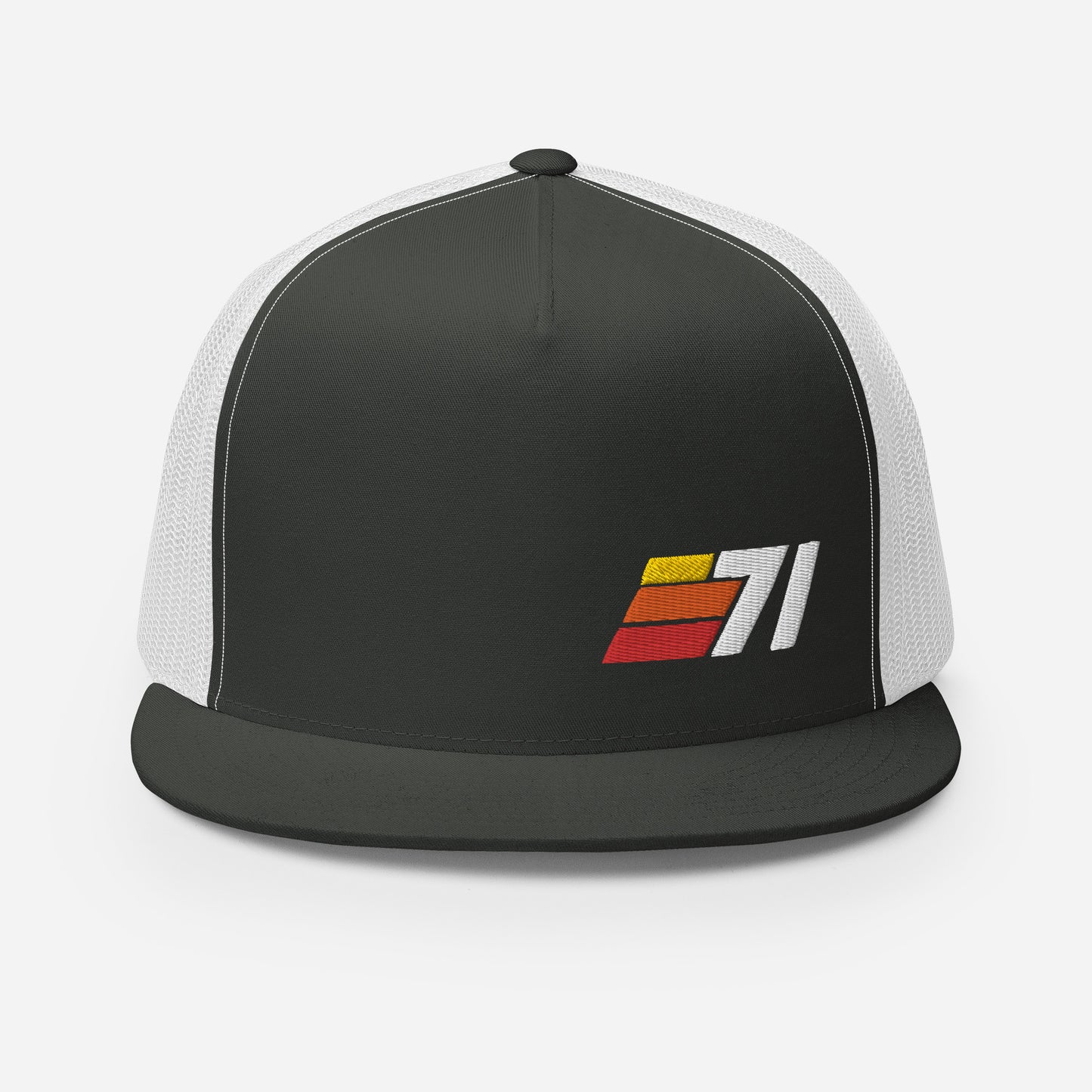 71 - Retro Sport Flat Bill Trucker Cap
