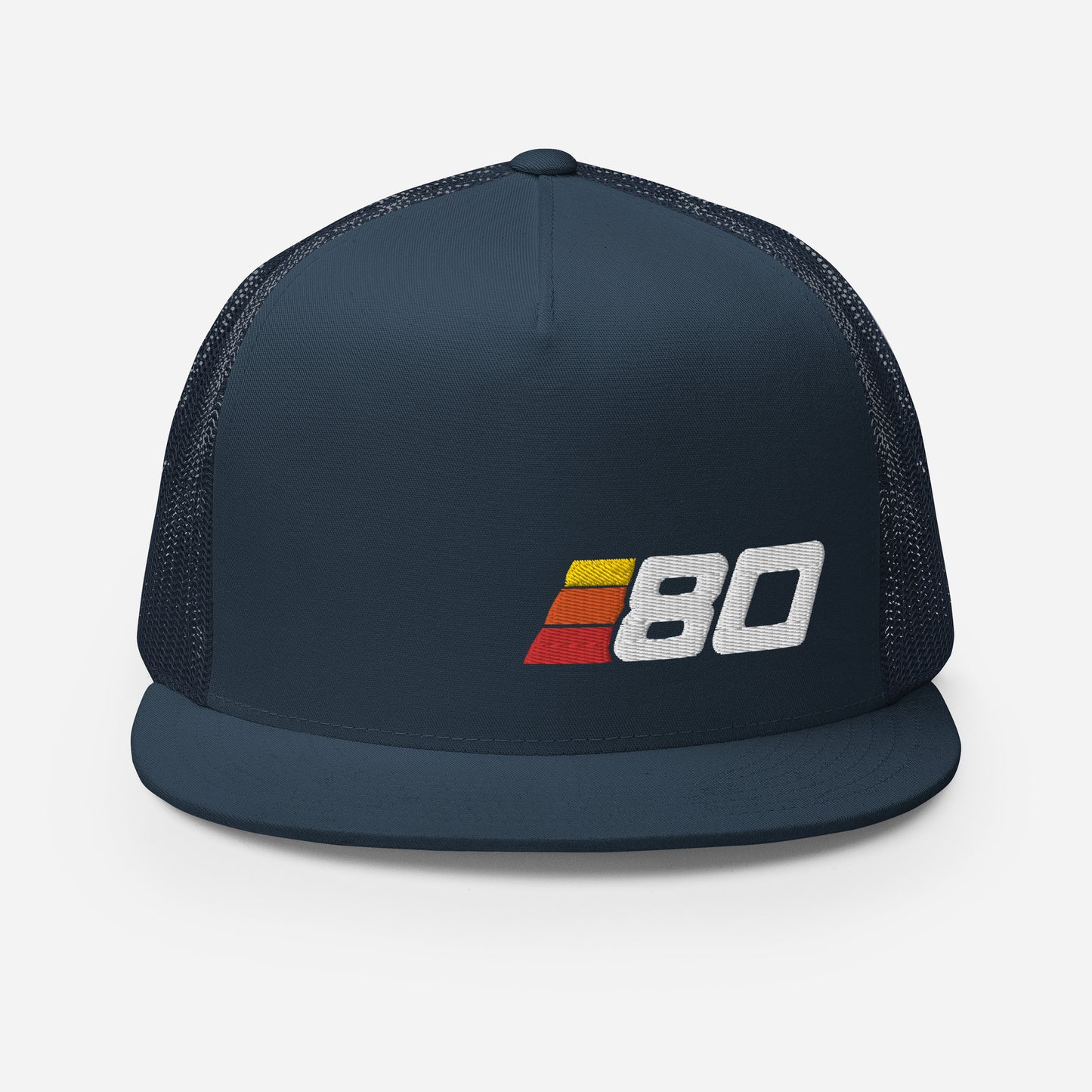 80 - Retro Sport Flat Bill Trucker Cap