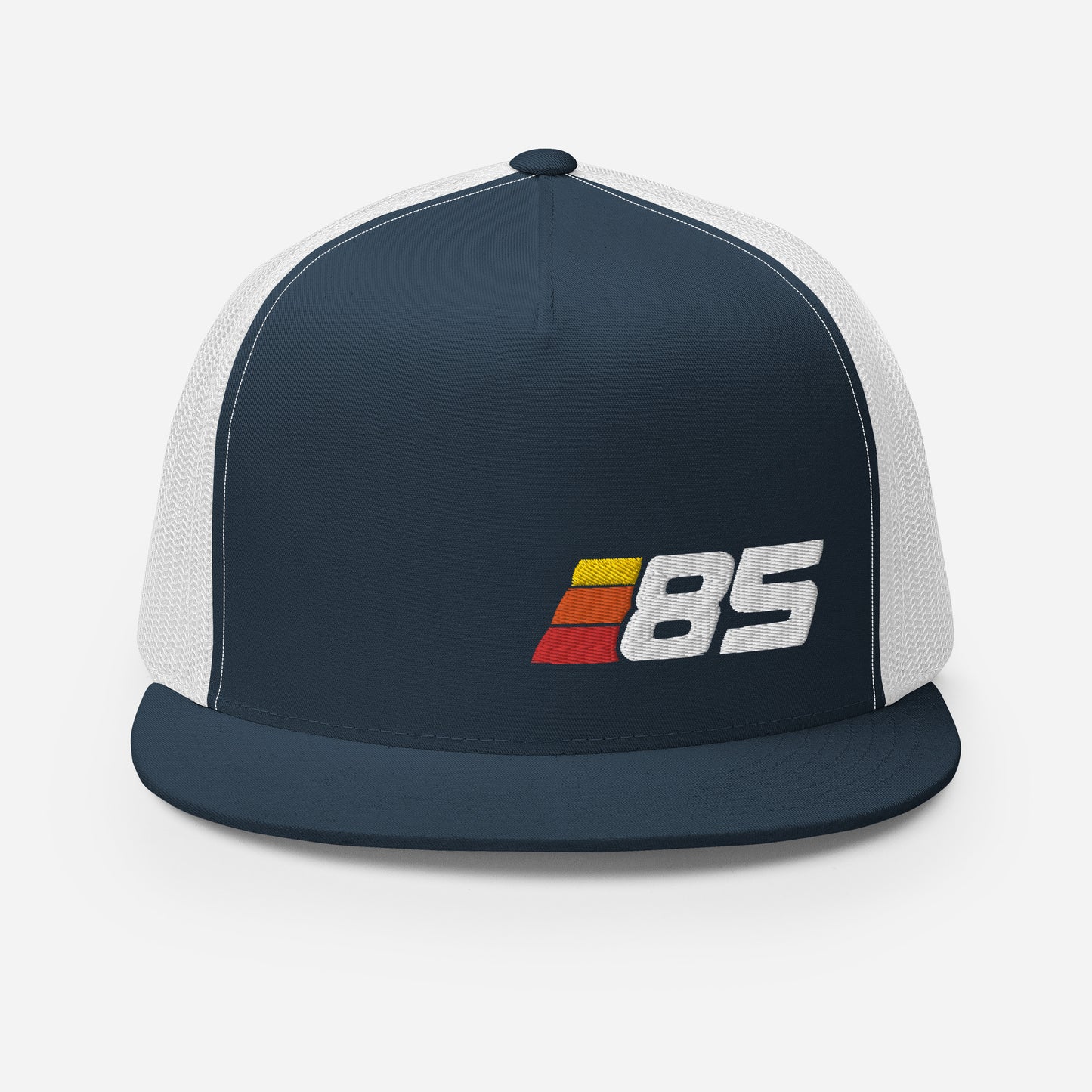 85 - Retro Sport Flat Bill Trucker Cap