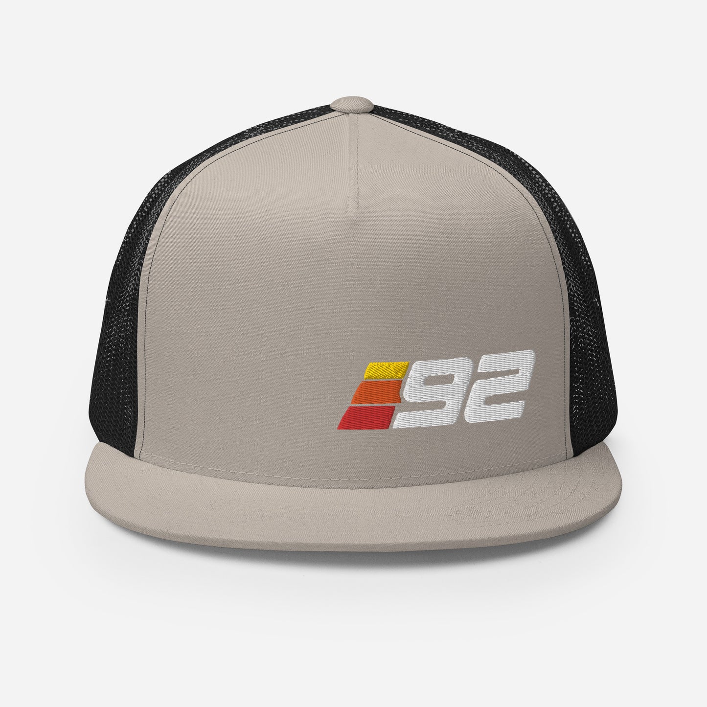 92 - Retro Sport Flat Bill Trucker Cap