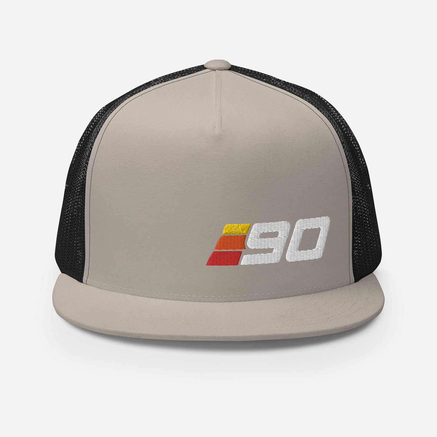 90 - Retro Sport Flat Bill Trucker Cap