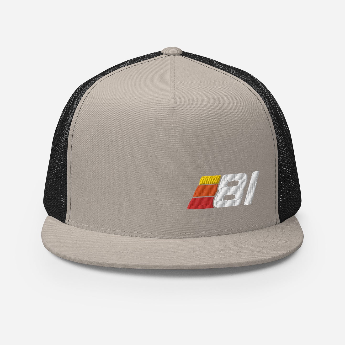81 - Retro Sport Flat Bill Trucker Cap