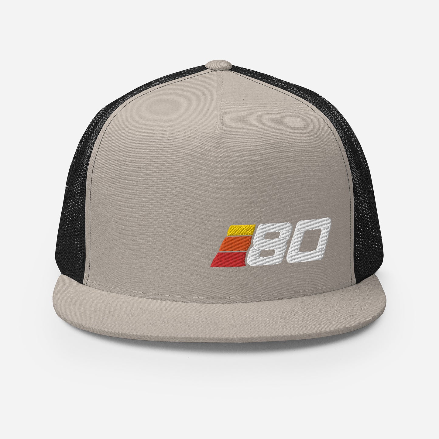 80 - Retro Sport Flat Bill Trucker Cap