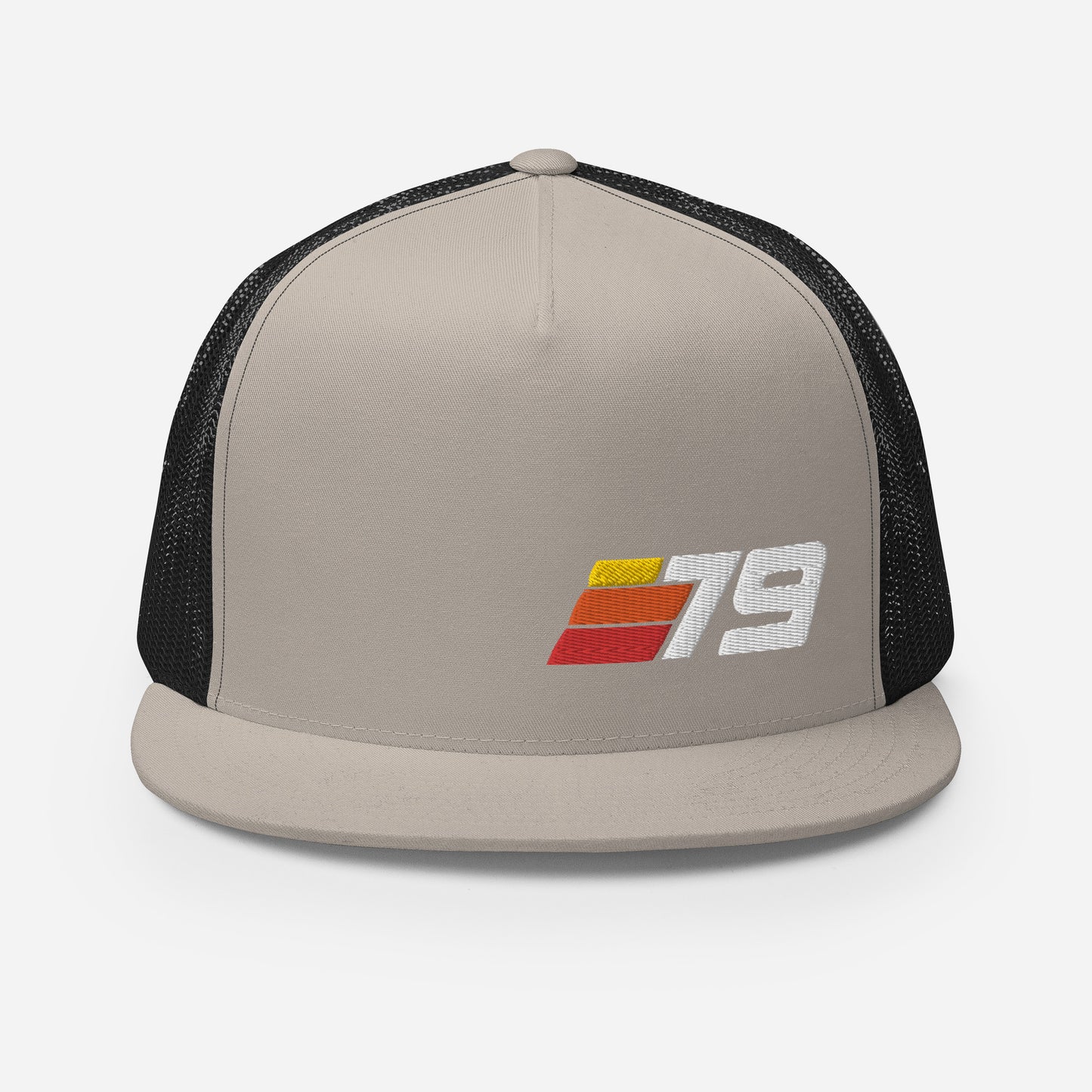 79 - Retro Sport Flat Bill Trucker Cap