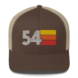 54 1954 Number Retro Trucker Hat Birthday Gift Cap Decoration Party Idea for Women Men - Styleuniversal