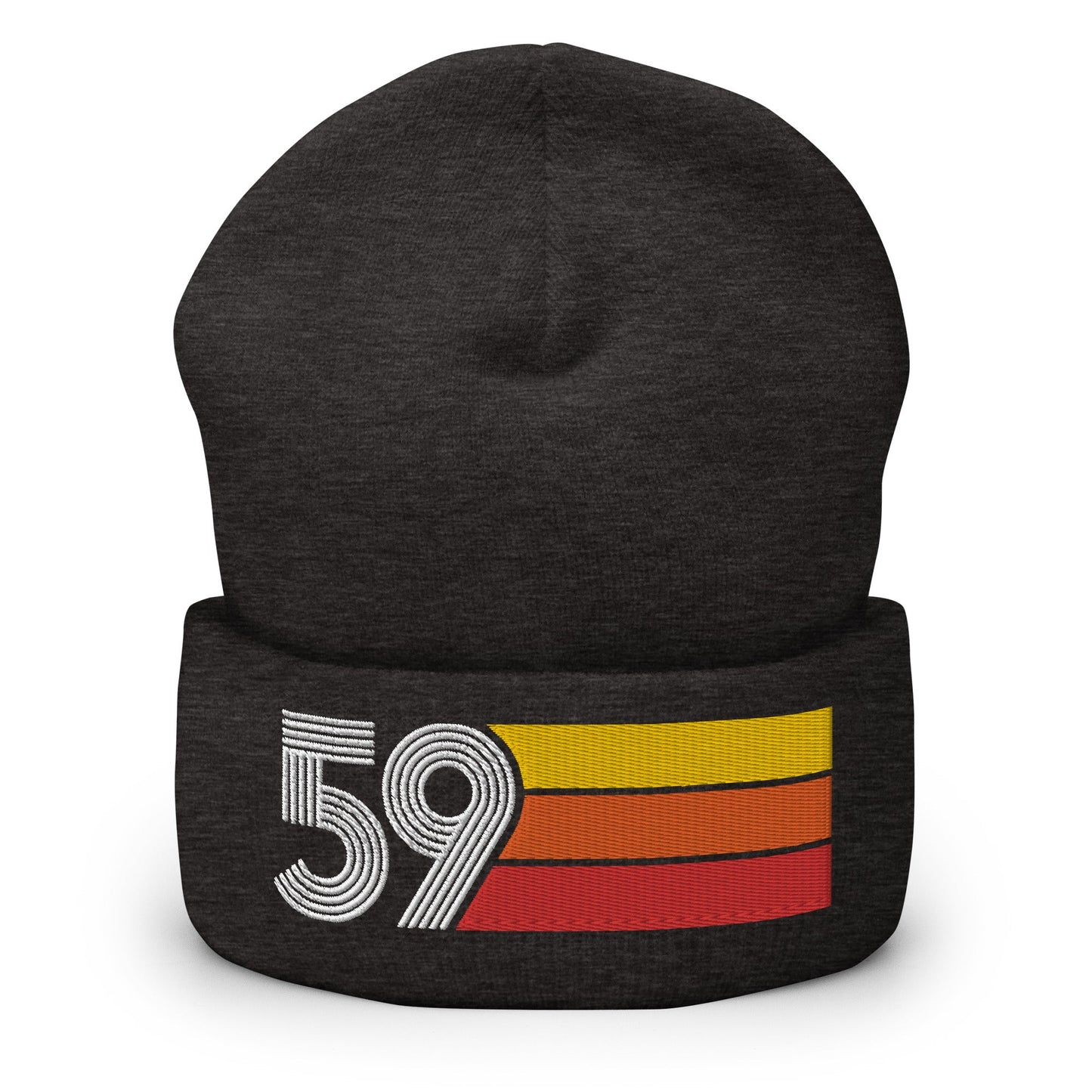 59 - 1959 Retro Tri-Line Cuffed Beanie - Styleuniversal