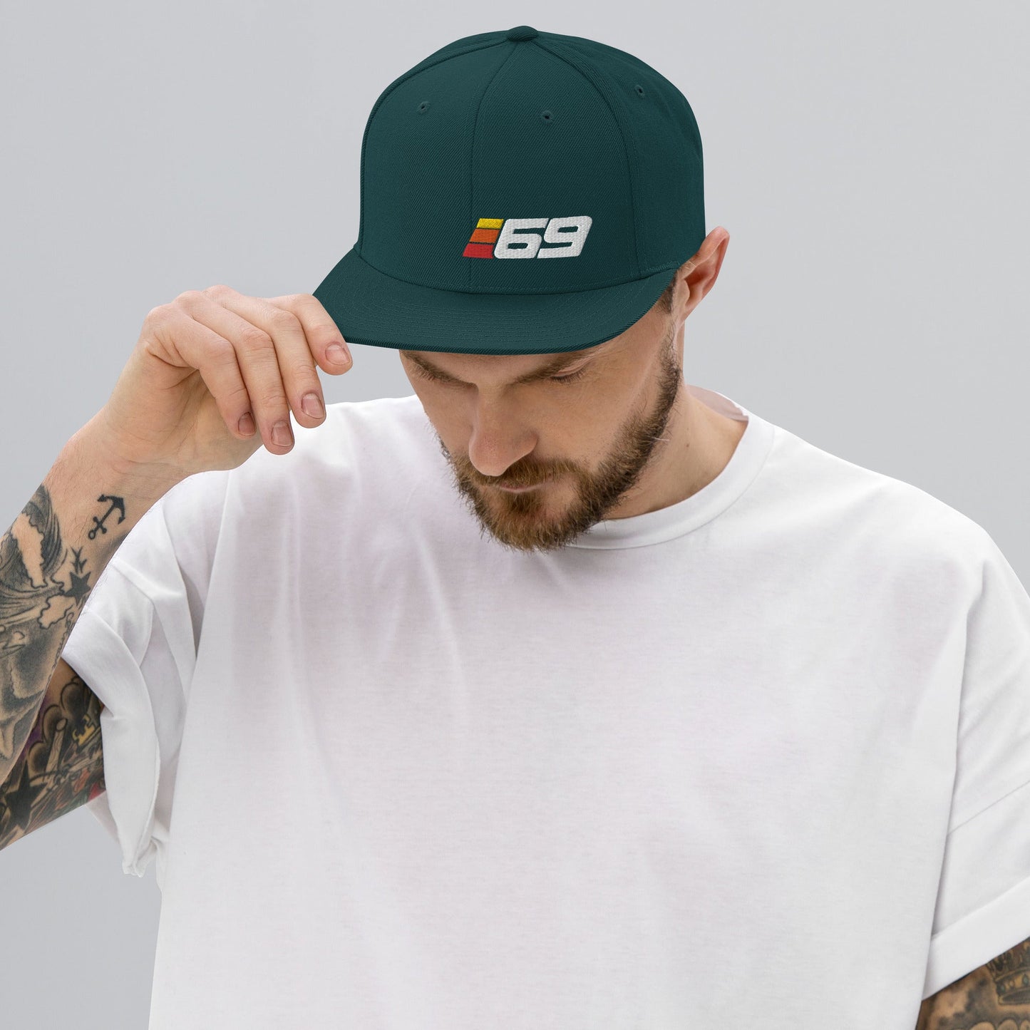 69 1969 Retro Sport Snapback Hat - Styleuniversal