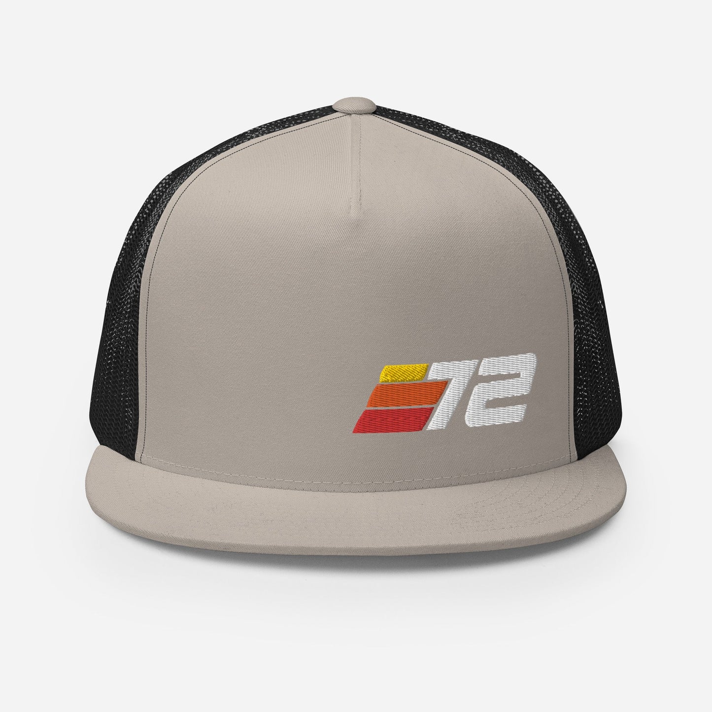 72 - Retro Sport Flat Bill Trucker Cap - Styleuniversal