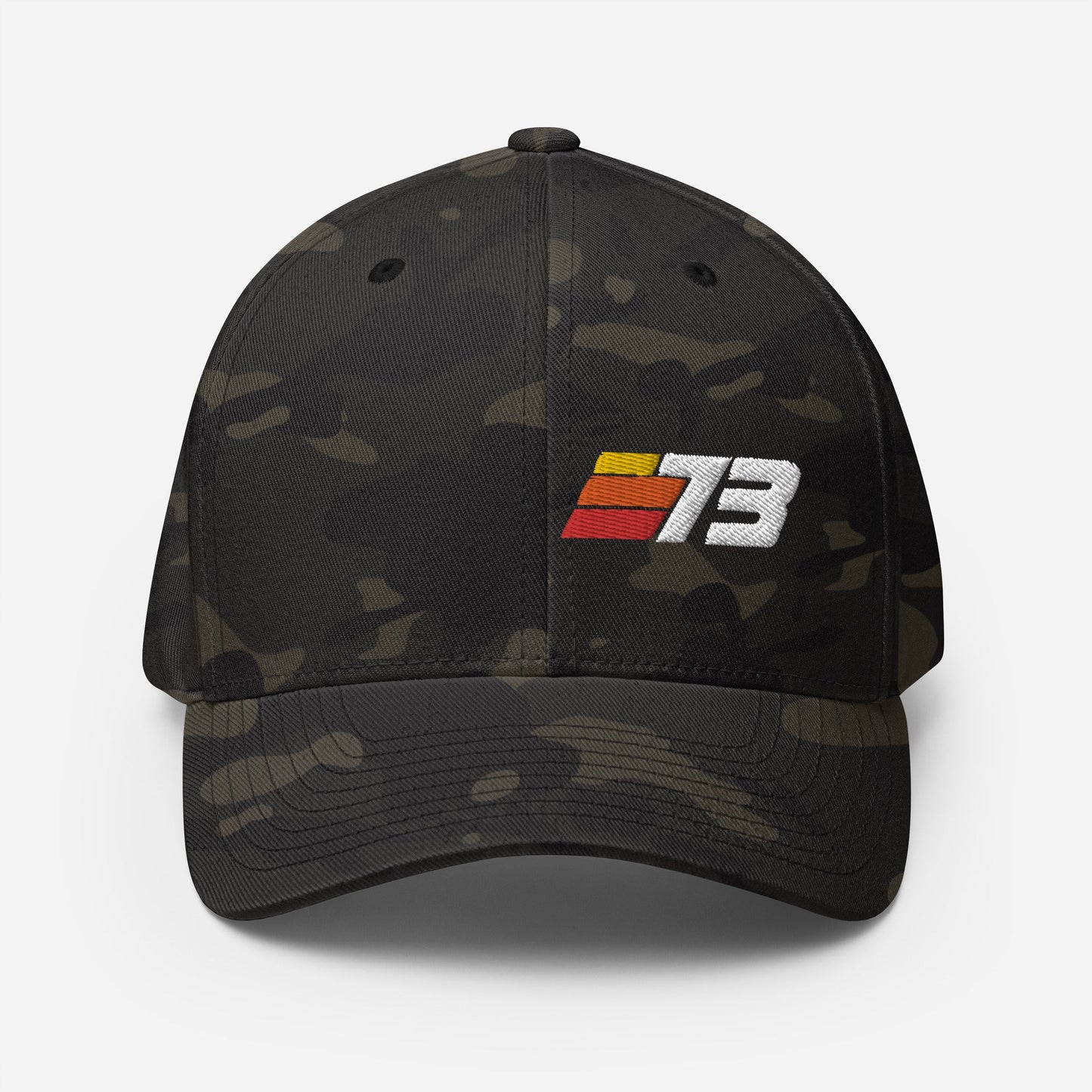 73 - Retro Sport 1973 Flexfit Closed Back Structured Twill Cap - Styleuniversal