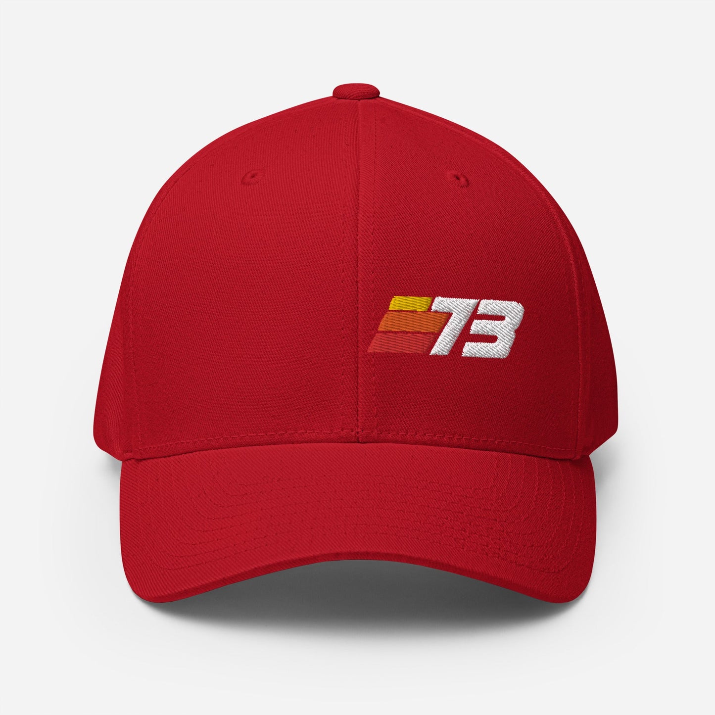 73 - Retro Sport 1973 Flexfit Closed Back Structured Twill Cap - Styleuniversal