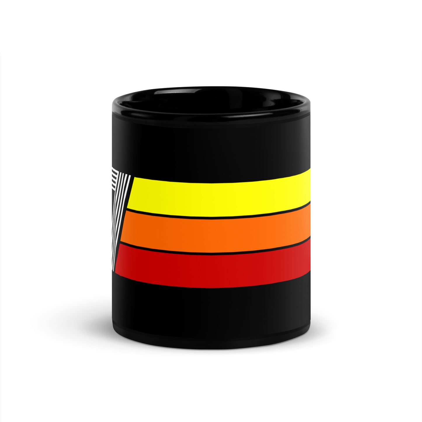 67 - 1967 Retro Tri-line 11oz Black Glossy Mug