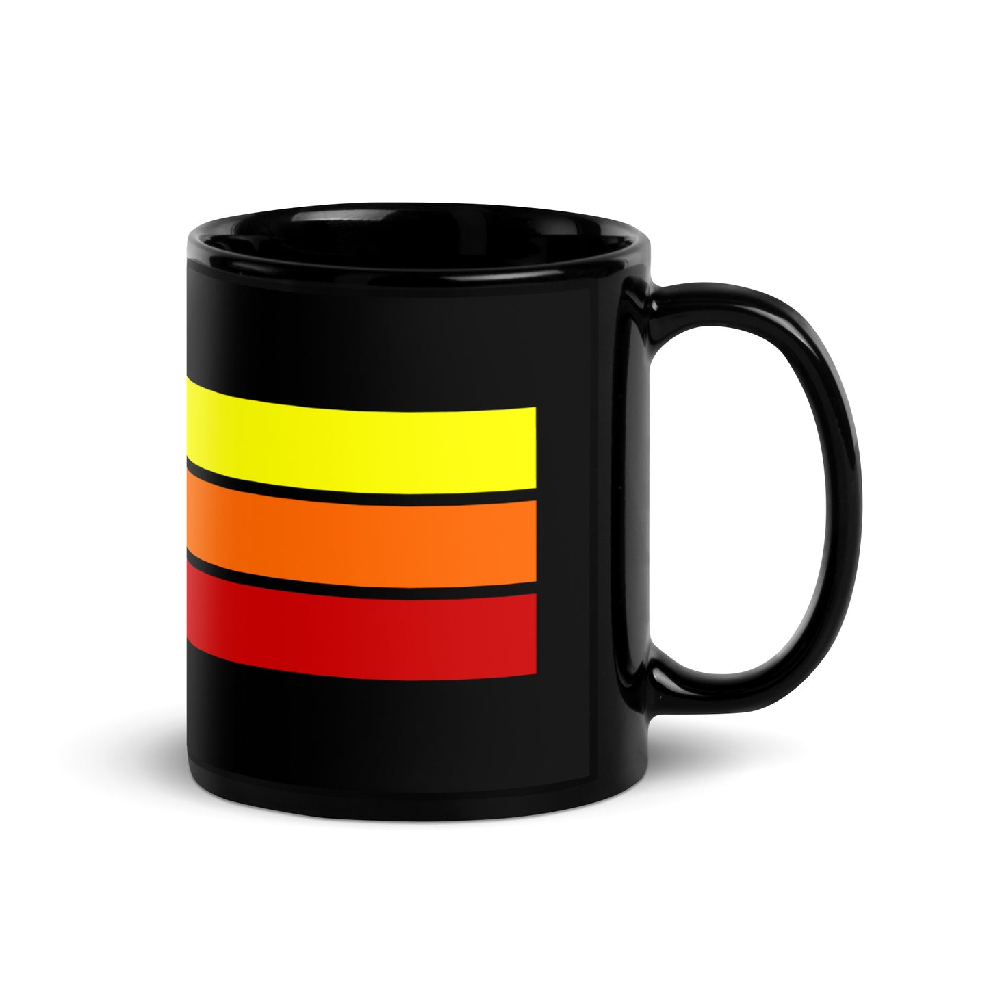 94 - 1994 Retro Tri-Line 11oz Black Glossy Mug