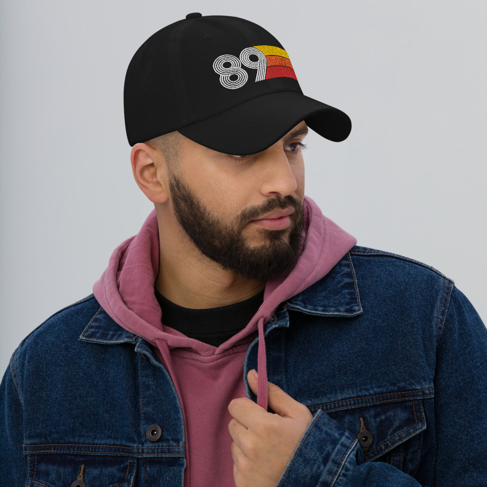 Retro Tri-Line 1989 Baseball Dad Hat