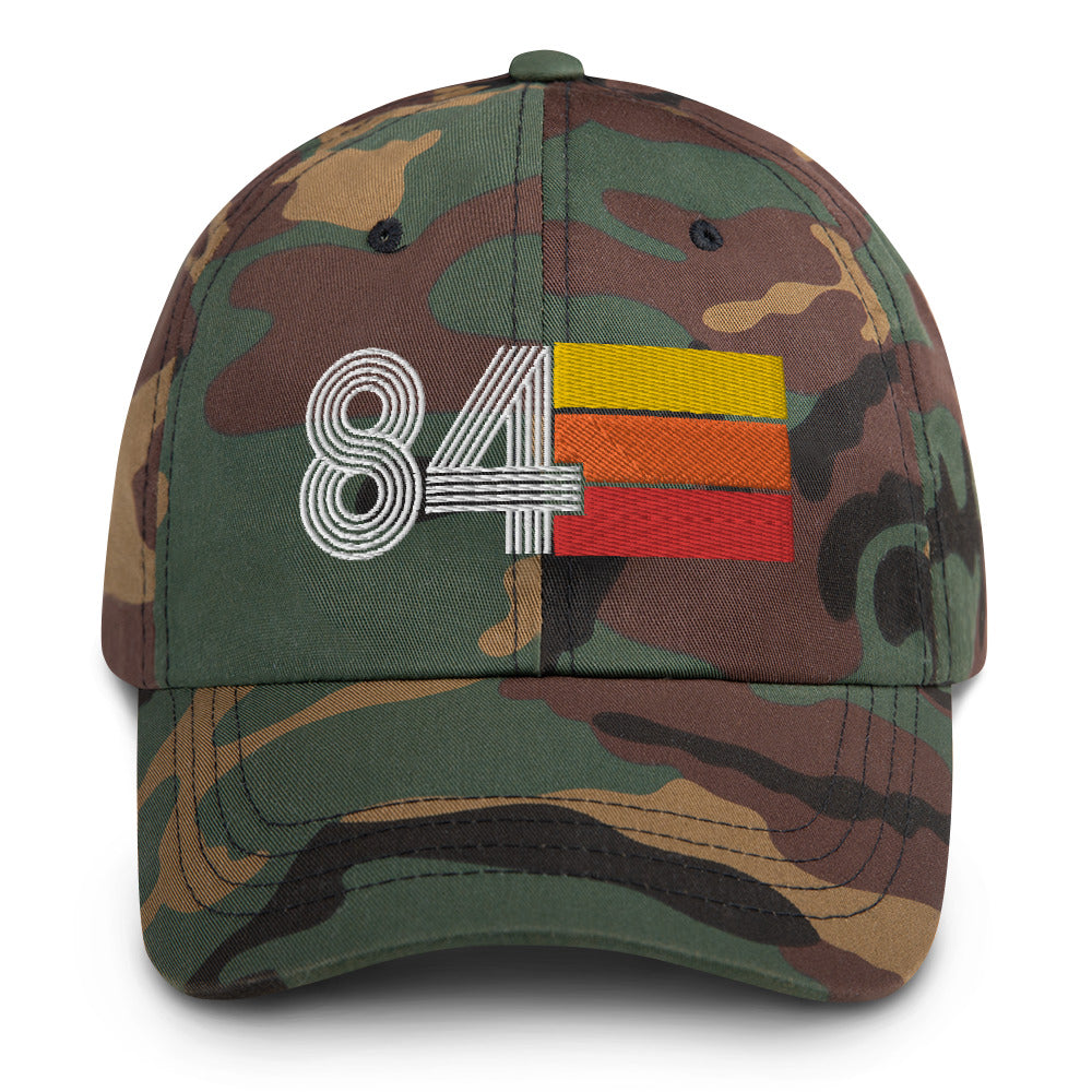 Retro Tri-Line 1984 Baseball Dad Hat