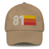 Retro Tri-Line 1981 Baseball Dad Hat