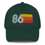 Retro Tri-Line 1986 Baseball Dad Hat
